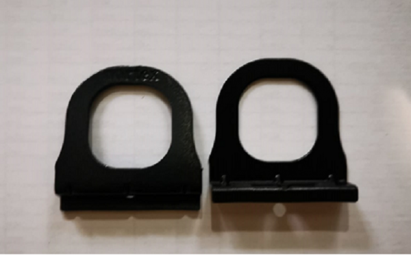 Ручка для москитной сетки металлическая чёрная